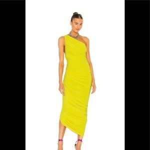 Norma Kamali Diana Gown in spring green